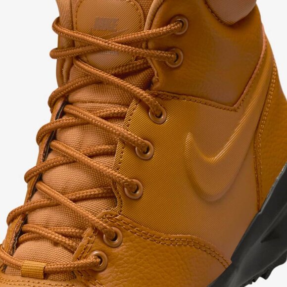 NIKE BOOTS MANOA LTR LEATHER AGGRESSIVE TRACTIONS COLD WET DAYS SZ 5.5 Woman - Picture 8 of 10